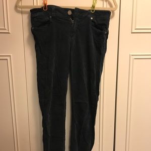 Paige Navy Blue Skinny Cords